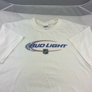 Bud Light NHL T Shirt Large